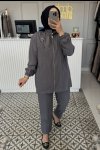 Gri Kemer Süs Takım 1043