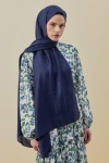 Merwish Lacivert Royal Modest Şal 2610