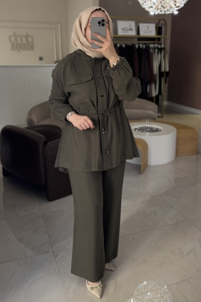 Nuss Haki 1022 Broş İşleme Bağcıklı Takım