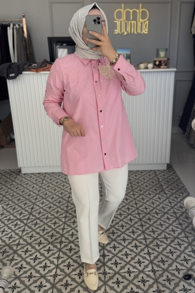 Pembe 3173 Gömlek