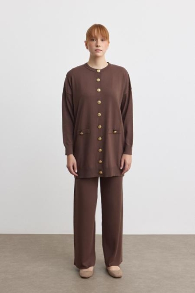 Merwish Kahverengi Piano Takım 1108