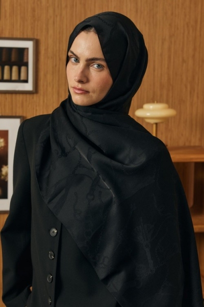 Merwish Siyah Lavia Şal 1956