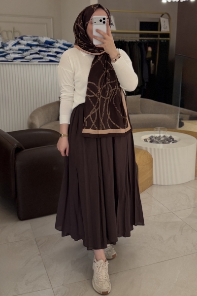 Merwish Beyaz Basıc Hırka 1791