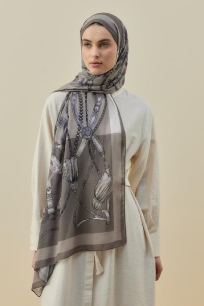 Merwish Bej Modern Grace Şal 2613