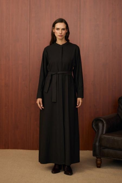 Merwish Kahverengi Mua Elbise 1543