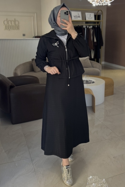 Nuss Siyah Kapitone 1009 Takım