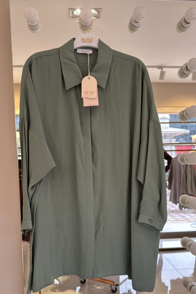 Nuss Küf Tozu Tensel Rahat Gömlek-3001