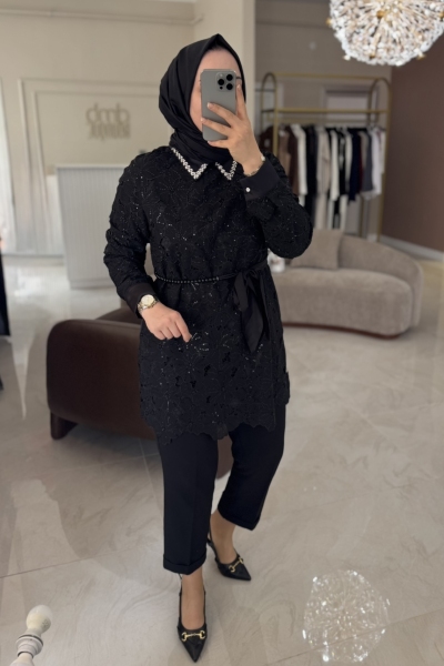 Siyah 4191 Tunik