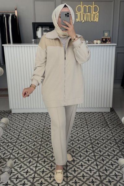 Bej Kumaş Geçişi Takım 1037
