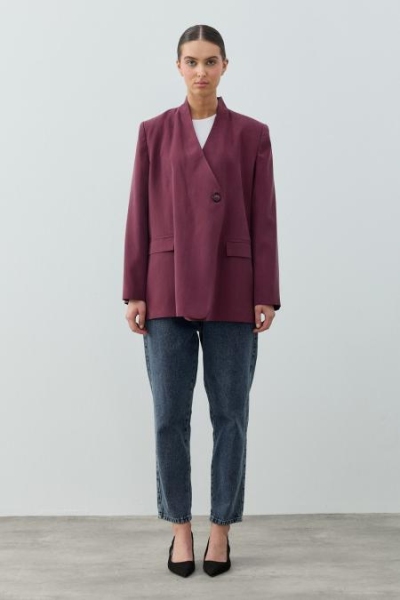 Merwish Bordo Tensel Ceket
