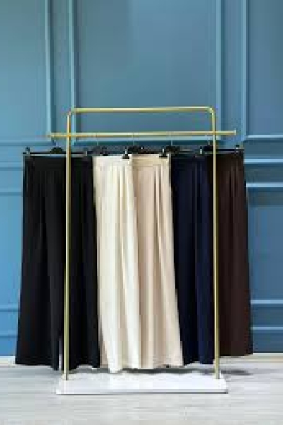 Sentez Grup Lacivert İyon Pileli Pantolon