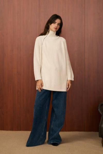 Merwish Beyaz Ops Pop Triko 1525