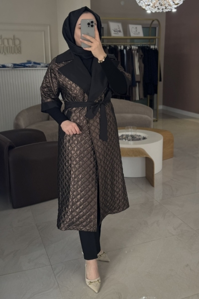 Nuss Bakır Kapitone Yarım Kol Kap