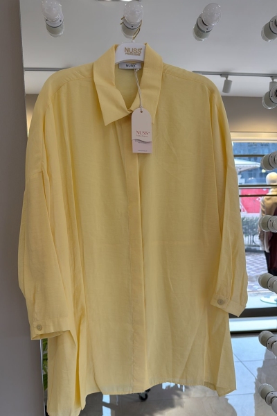 Nuss Vanilin Tensel Rahat Gömlek-3001