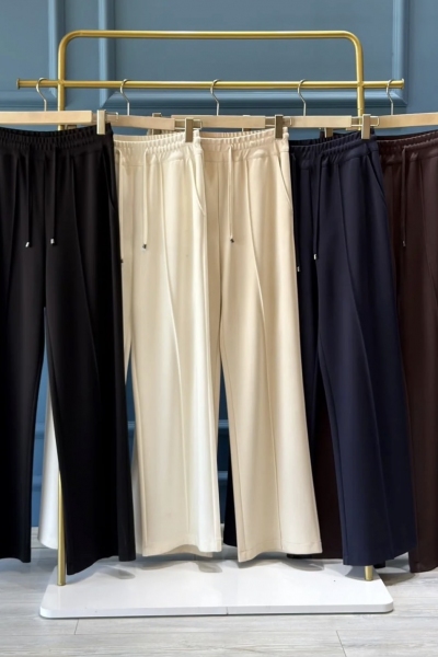 Sentez Grup Kahverengi Nove Örme Pantolon