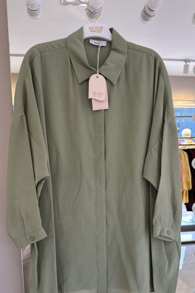 Nuss Menta Tensel Rahat Gömlek-3001