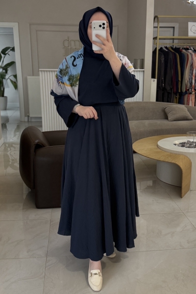 Merwish Lacivert St Tropez Takım 1648